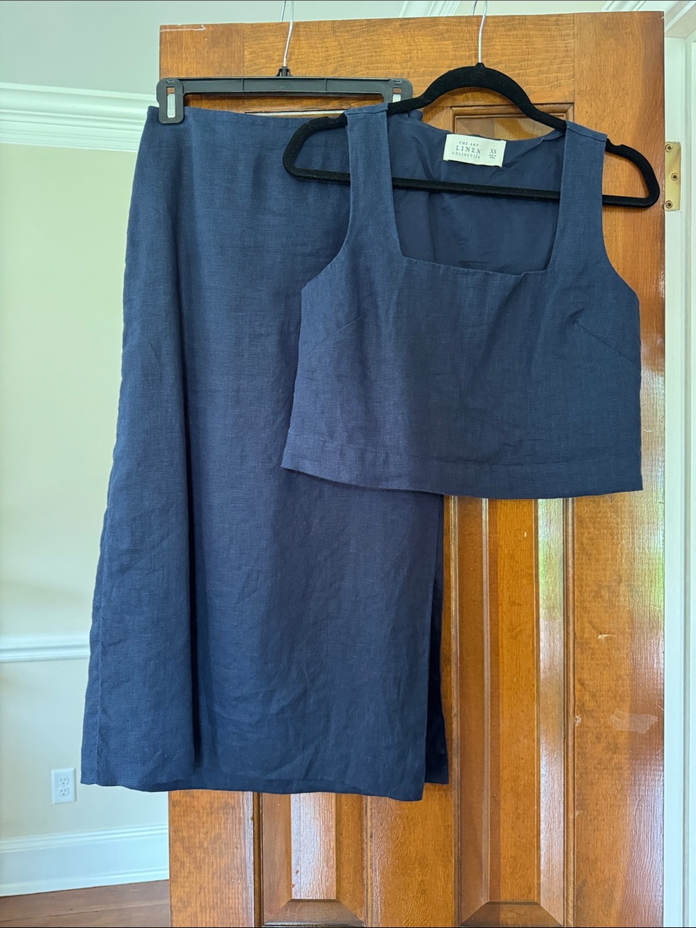 Abercrombie and Fitch linen collection Two-Piece Navy Linen Set - XS